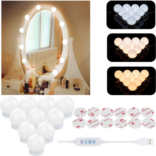 Picture of  LED Strip Lights Kit with Touch Sensor Dimmer Switch - 10 bulbs