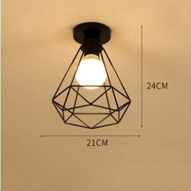 Black Cage Pendant Light