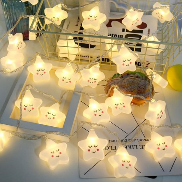 decorative string lights for bedroom