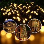 Picture of Solar Fairy Lights Outdoor, 24M/79ft 200 LED Solar Powered Garden Lights Outside 8 Modes Waterproof Solar String Lights for Trees