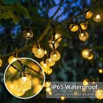 Picture of LED Ball Solar Party Fairy Outdoor String Lights for Patio & Gardens, Outdoor Crystal Globe String Garden Lights (10ft/3M, 20 LED)