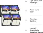 solar powered outdoor wall lights