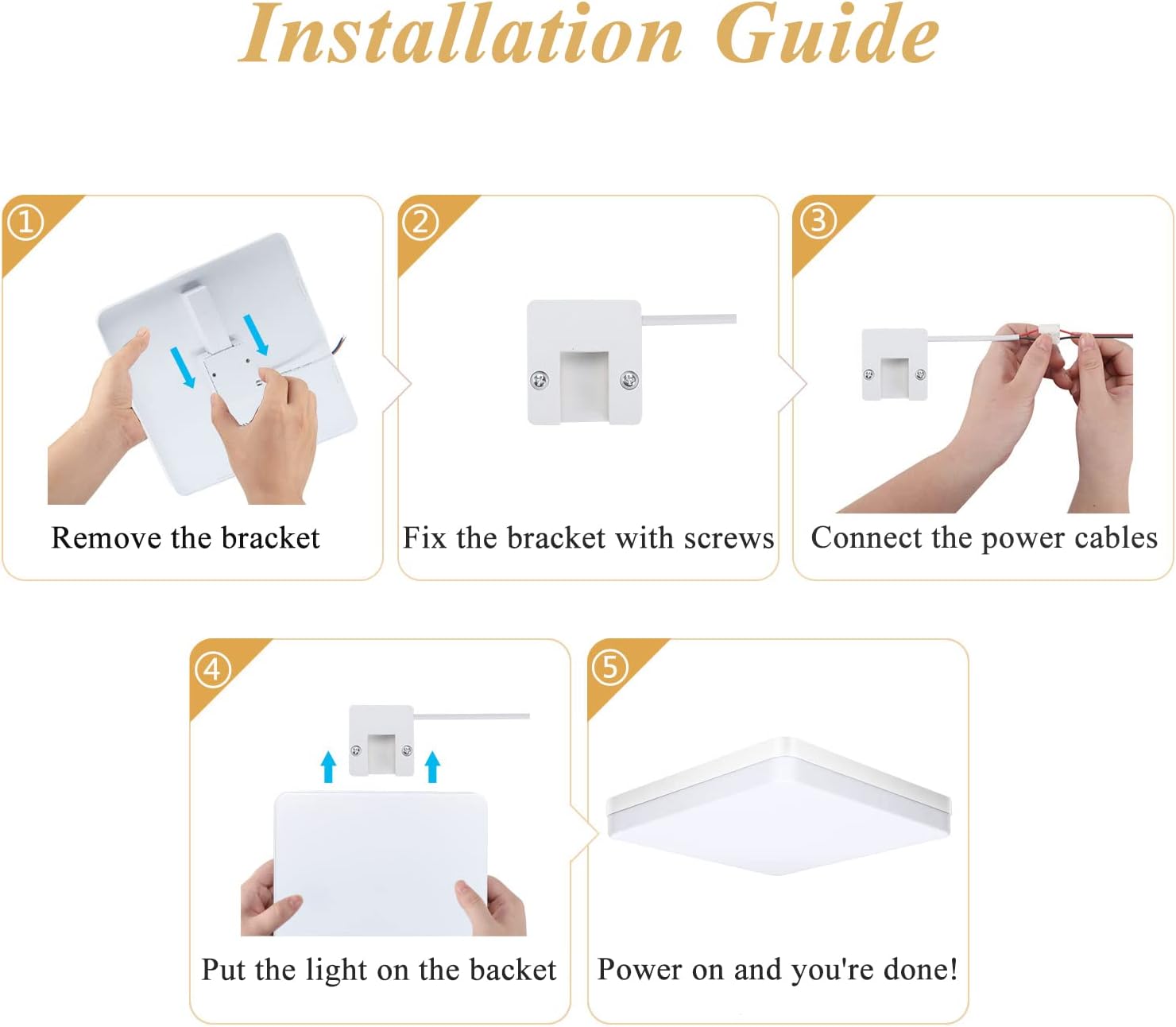 Brighten Your Space With Led Ceiling Light 36w Daylight White 6500k 3240lm Indoor Lighting 3934