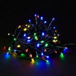 Picture of  30 Metres Led Multi Colours RGB String Fairy Lights for Christmas Tree Party Wedding Events, 8 Modes, Timer, Long Lead