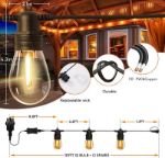  weatherproof festoon lighting