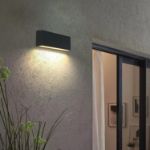 Picture of Outdoor Wall Lights Square, Wall Lamp LED SMD 6W IP65 Waterproof, Modern Decorative Garden Lights, Grey