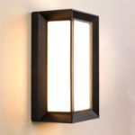 Picture of Outdoor Wall Light IP66 Waterproof Led Bulkhead Wall Light Vertical Frame Exterior Anthracite Wall Lights 