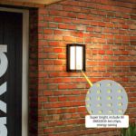 Picture of Outdoor Wall Light IP66 Waterproof Led Bulkhead Wall Light Vertical Frame Exterior Anthracite Wall Lights 