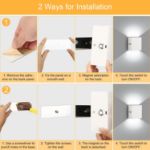 Picture of Wall Light Dimmable Touch Up Down Wall Light Rechargeable Up and Down Modern Wall Lamp Sconce Lighting White Aluminum Indoor
