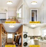 Picture of  Gold LED Ceiling Light, 36W 4000K Natural White Ceiling Lights, 3240LM Round Ceiling Lights for Bedroom, Kitchen