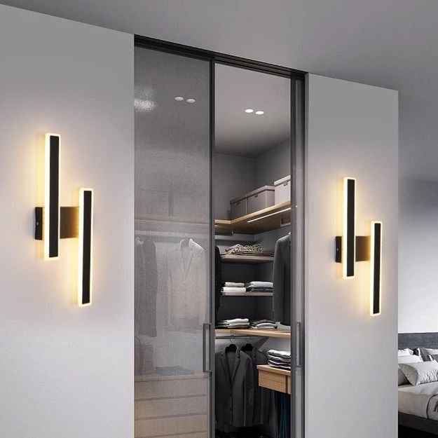 Picture of Modern LED Wall Lights Indoor, 32W Acrylic LED Wall Light, LED Wall Sconce Lights for Bedroom Living Room