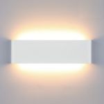 Picture of 16W LED Wall Lamp Indoor with Up Down Light IP44 Pure Aluminum Modern Wall Sconce for Bedroom Corridor Living Room Warm White