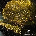 Picture of Outdoor Net Lights, Mesh Lights Plug in, 3M X 2M 200 LED Garden Tree Lights Outside Fairy Lights 8 Mode Waterproof Connectable Light