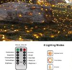 Picture of Outdoor Net Lights, Mesh Lights Plug in, 3M X 2M 200 LED Garden Tree Lights Outside Fairy Lights 8 Mode Waterproof Connectable Light