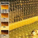 Picture of Outdoor Net Lights, Mesh Lights Plug in, 3M X 2M 200 LED Garden Tree Lights Outside Fairy Lights 8 Mode Waterproof Connectable Light