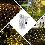 Picture of Outdoor Net Lights, Mesh Lights Plug in, 3M X 2M 200 LED Garden Tree Lights Outside Fairy Lights 8 Mode Waterproof Connectable Light