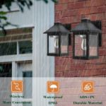 Picture of  Outdoor Solar Security Lights, Outdoor Motion Sensor with 3 Modes, IP65 Waterproof, Solar Powered Wall Light for Fence Yard