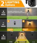 Picture of Outdoor Wall Light, Motion Sensor Light Outdoor, Waterproof Aluminum Security Light Sensor Wall Lantern Black Anti-Rust Wall Light