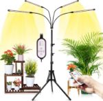 Picture of Grow Lights for Indoor Plants, 80Leds Plant Light with Stand for Tall & Large Plants, Full Spectrum Floor Grow Lamp 