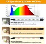 Picture of Grow Lights for Indoor Plants, 80Leds Plant Light with Stand for Tall & Large Plants, Full Spectrum Floor Grow Lamp 