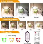 Picture of Grow Lights for Indoor Plants, 80Leds Plant Light with Stand for Tall & Large Plants, Full Spectrum Floor Grow Lamp 