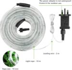 Picture of Outdoor Rope Lights Mains Powered, Connectable, 10m/33ft 240 LED Outdoor Lights Plug in, Waterproof Thick Rope Lights for Garden, Tree, Pathway