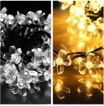 Picture of Outdoor Solar String Lights, Solar Patio Lights 8 Modes Solar Powered Fairy String Lights, Waterproof String Lights for Lawn, Garden, Wedding, Party