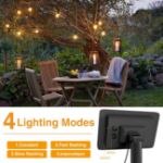 Picture of Solar Festoon Lights Outdoor,Shatterproof G40 LED Outdoor String Lights Waterproof with 4 Modes Light for Outside Wedding Backyard Patio