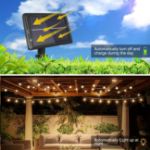 Picture of Solar Festoon Lights Outdoor,Shatterproof G40 LED Outdoor String Lights Waterproof with 4 Modes Light for Outside Wedding Backyard Patio