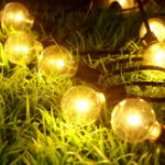 Picture of Solar Festoon Lights Outdoor,Shatterproof G40 LED Outdoor String Lights Waterproof with 4 Modes Light for Outside Wedding Backyard Patio