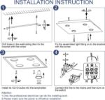 Picture of Modern Ceiling Light Chrome LED Kitchen Spotlight Fittings 4 Way Ceiling Spots GU10 Square Flush Lamp - Bulbs Not Included