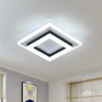 Picture of  LED Ceiling Light, 24W Modern Ceiling Lamp, Square LED Ceiling Lights for Bedroom Hallway 