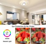 Picture of 32W LED Ceiling Lighting, 4000K Neutral Light, Modern Square Aluminum Ceiling Light Fitting  for Bedroom, Kitchen, Living Room, Hallway