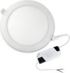 Picture of 24W LED Recessed Downlights,  Flat Ultra Slim Lamp Cool White 7000K, Super Bright Ceiling Light