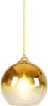 Picture of Spherical Gradient Color Glass Pendant Light Modern Glass Lamp Chandelier Hanging Light (Gold, 30cm)