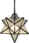 Picture of Retro Nordic Style Pentagram Stereo Star Pendant Light Electro-soldering Glass Ceiling Lamp Loft Rural Chandelier (Frosted)