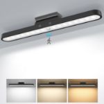 Picture of Under Cabinet Kitchen Lights, 6000K Dimmable Wireless Motion Sensor Wall Lights, USB-C 2500mAh Rechargeable Battery Operated LED lights indoor 