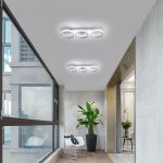 Picture of Modern LED Ceiling Lights, 32W 2500LM Hight Bright Ceiling Lamps, Cold White 6000K, White Round Design Indoor Ceiling Lighting Fixtures