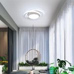 Picture of  LED Ceiling Lights, 32W 2350LM Lighting Fixture, Dia 28cm Round Modern Design Ceiling Lighting for Hallway Balcony Bedroom Corridor