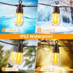 Picture of  Festoon Lights Outdoor with Remote - 70Ft 21.3M Garden String Lights Mains Powered with IP65 Waterproof LED S14 Bulbs Outside Gazebo Lights