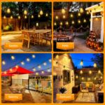 Picture of  Festoon Lights Outdoor with Remote - 70Ft 21.3M Garden String Lights Mains Powered with IP65 Waterproof LED S14 Bulbs Outside Gazebo Lights