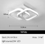 Picture of Modern Ceiling Light 22W LED Cool White 6000K, Square LED Ceiling Lights For Bathroom, Living Room, and Bathroom (White)