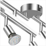 Picture of LED Ceiling Spotlights Fittings, 4 Way Rotatable Kitchen Ceiling Spot Light Bar, Flexible Ceiling Light for Living Room, Bedroom