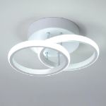 Picture of Modern Ceiling Light 22W LED Cool White 6000K,  Square LED Ceiling Lights (White) 