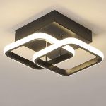 Picture of Modern Ceiling Light 22W LED Cool White 6000K,  Square LED Ceiling Lights (White) 