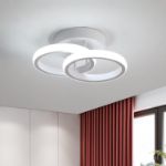 Picture of Modern Ceiling Light, 32W Round LED Ceiling Light 2350lm, Warm White 3000K, Round Ceiling Lamp for Bedroom Hallway Balcony Corridor