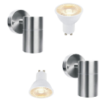 Picture of 2 Pack Stainless Steel Modern Outdoor Wall Light, Down Outside Wall Light, IP44 Waterproof