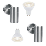 Picture of 2 Pack Stainless Steel Modern Outdoor Wall Light, Down Outside Wall Light, IP44 Waterproof