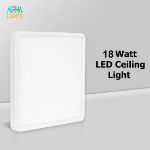 Picture of 18W LED Ceiling Light, 12-Inch Square, 6500K Cold Light – Super Bright & Energy Efficient Lighting