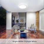 Picture of 13W White Ceiling Light - 6000K Daylight LED Light for Living Room, Dining Room, Bedroom, and Hallway